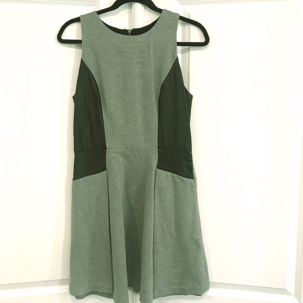 Club Monaco Gray & Black Dress